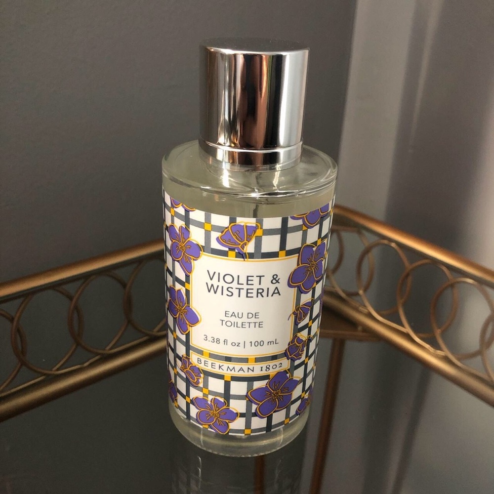 beekman 1802 violet & wisteria eau de toilette fragrance and goat milk bar soap